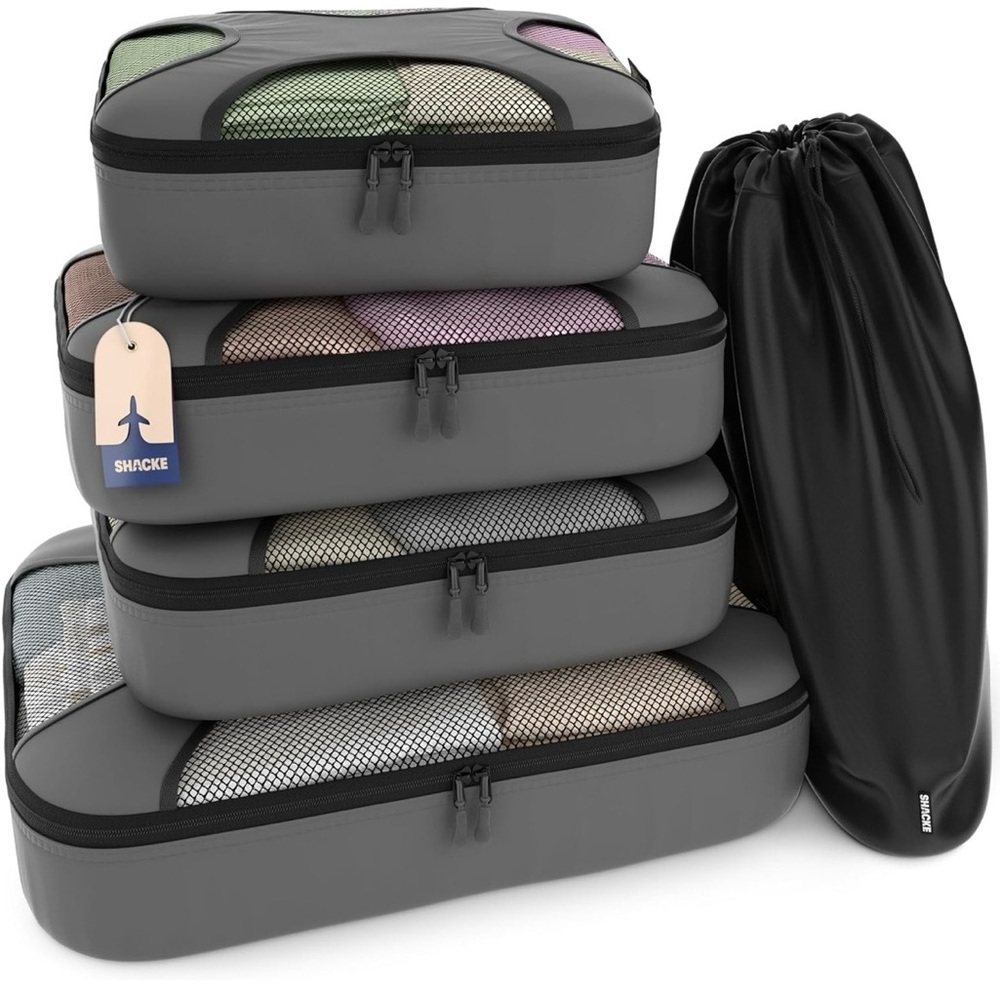 Shacke premium five piece Packing Cube Set